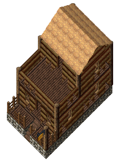Two-Story Log Cabin full size