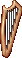 Standing harp